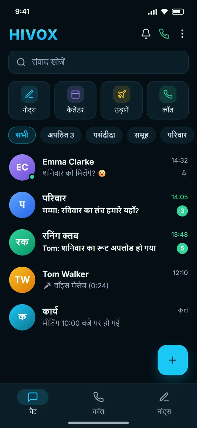 गोपनीय, एंड-टू-एंड एन्क्रिप्शन वाले संदेश
