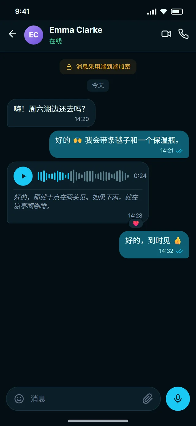 用语音表达